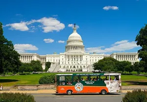 Washington DC Hop-On Hop-off Trolley Tour with 15 Stops