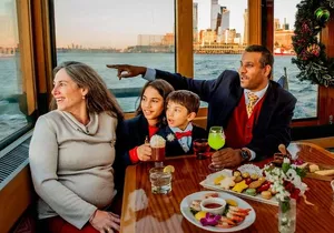 New York City Christmas Holiday Statue and Skyline Cocoa Cruise