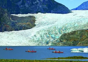 Mendenhall Lake Kayak and Salmon Bake Adventure