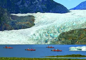 Mendenhall Lake Kayak and Salmon Bake Adventure