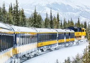 Alaska Railroad Aurora Winter Anchorage to Fairbanks One Way
