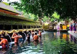 Half-Day Ubud Electric Cycling Tour to Tirta Empul Water Temple