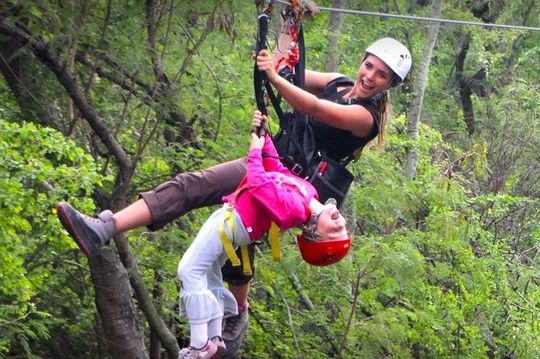 2-Hour 6 Zipline Tour at Coral Crater