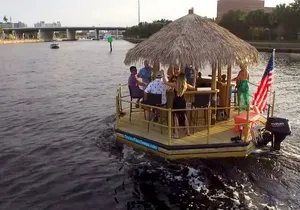 Tiki Boat - Downtown Tampa - The Only Authentic Floating Tiki Bar