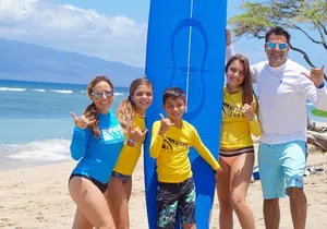 Private Surf Lesson for Group of 3-5 Near Lahaina