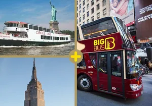 NYC: Empire State, Statue of Liberty, & Hop-on Hop-off (Save 25%)
