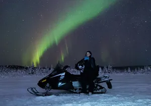 Aurora Sleighers Snowmobile Tour in Fairbanks