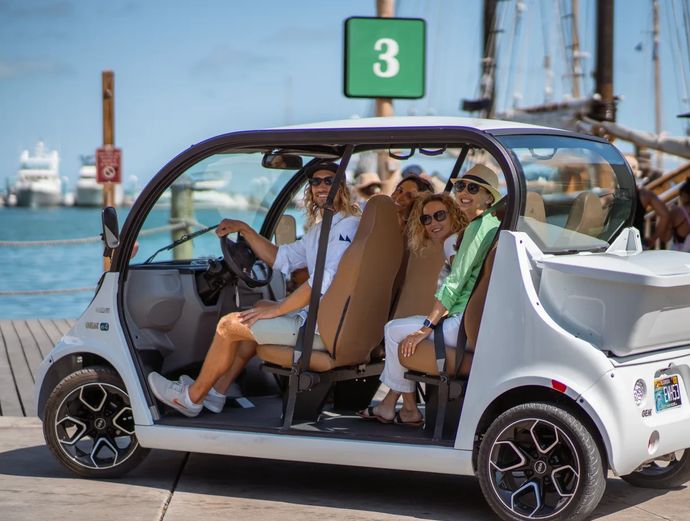 Key West 4 Seater Electric Car Rental Image 3