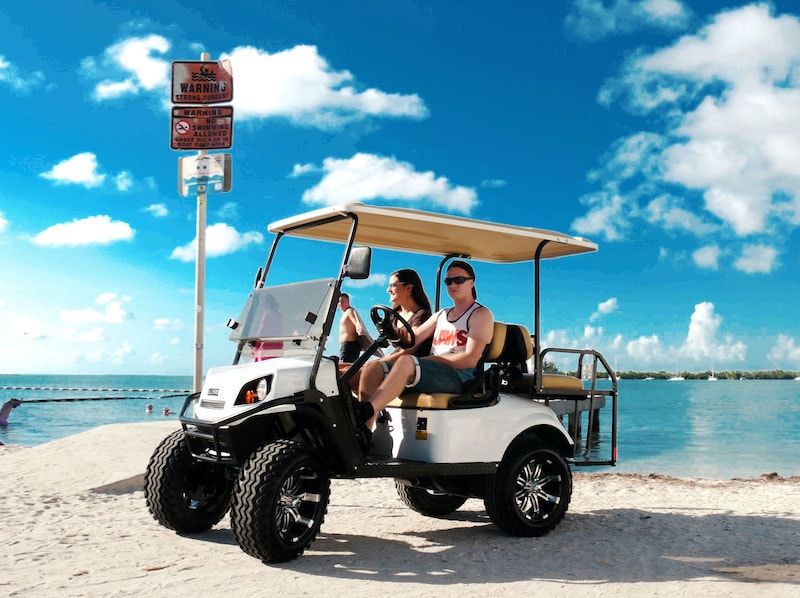 Key West 4 Seater EZGO Golf Cart Rental 2026 | Cool Key West
