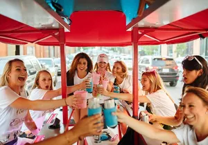 Trolley Pub Party Bike through St. Pete with Bar+Mural Stops