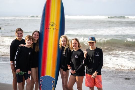 2 Hour Private Group Surf Lesson in Lahaina Maui