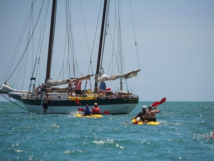 Key West Schooner Appledore Backcountry Eco-Tour: Sail, Snorkel & Kayak Image 2