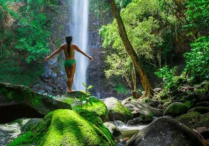 Wailua River Kayak and Sacred Falls Guided Hike with Lunch