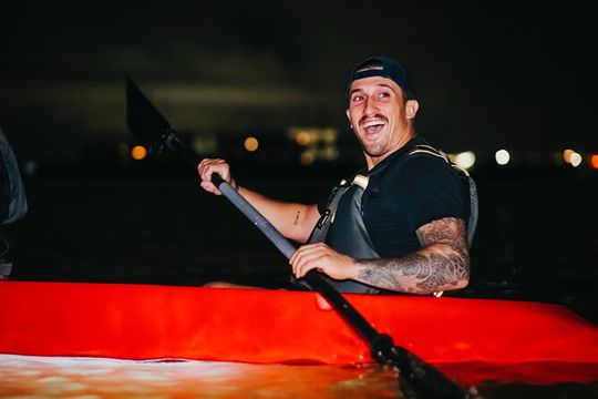 LED Bio Comb Jelly Clear Bottom Kayak or Paddleboard Tour!