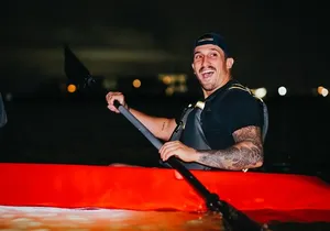 LED Bio Comb Jelly Clear Bottom Kayak or Paddleboard Tour!