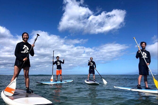 Semi Private Stand Up Paddle Boarding (SUP) Class at Kalama Beach in Kihei