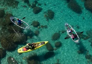 Sand Harbor Clear Kayak Tour of Lake Tahoe
