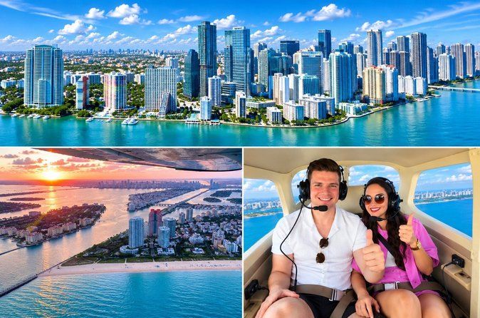 Eagles Air Tour: Private 45 Minute Plane Tour of Miami