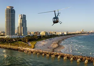 Miami Top-Rated Helicopter Tour: South Beach, Downtown & Islands
