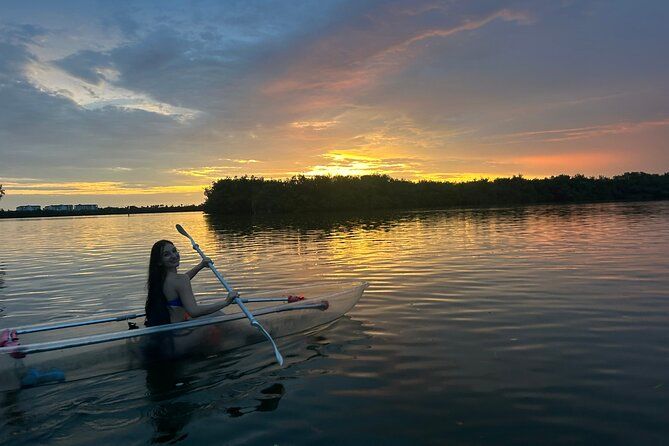 Sunset Clear Kayak or Paddleboard in Orlando
