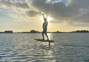 Group of 2 + mid length eFoil experience Honolulu HAWAII
