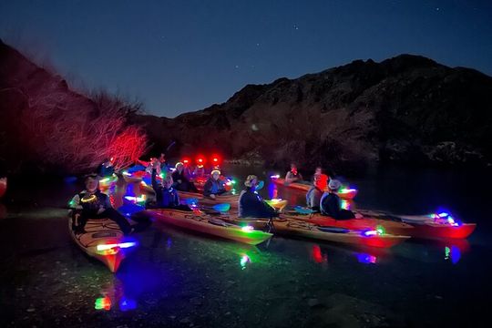 Moonlight Kayak Tour—Sunset Paddle, Neon Lights & Shuttle Option