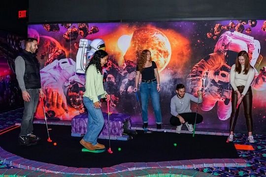 American Dream Black Light Indoor Mini Golf Ticket