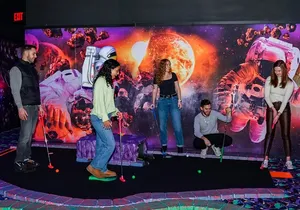 American Dream Black Light Indoor Mini Golf Ticket