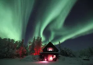 Aurora Viewing - Aurora Husky Lodge , Great view from top of the ridge