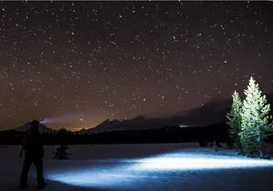 Tahoe National Forest Moonlight Snowshoe Tour Under a Starry Sky