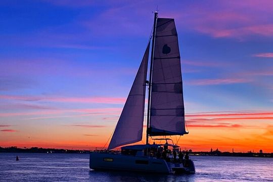 2 hours - Shared Sunset Sail along Historic St Augustine Bayfront