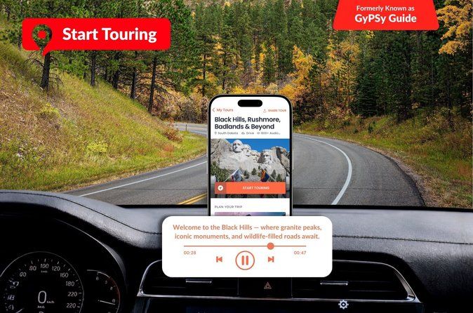 Self-Guided Audio Driving Tour in Black Hills and Mt Rushmore