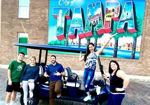 Guided Tampa Sightseeing Tour in a Deluxe Street Legal Golf Cart