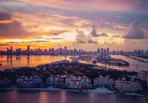 Sunset Miami Beach Private Airplane Tour