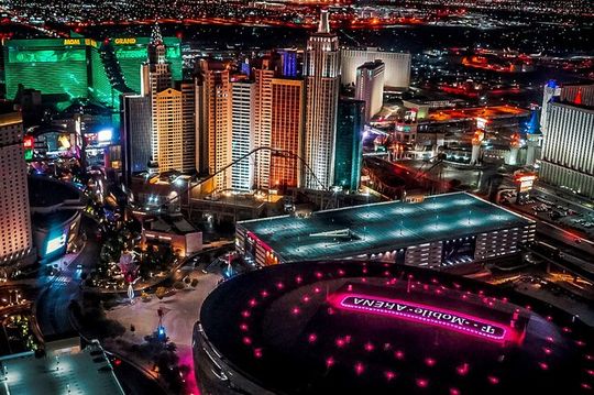 Las Vegas Night Flight by Helicopter with Neon Museum Admission