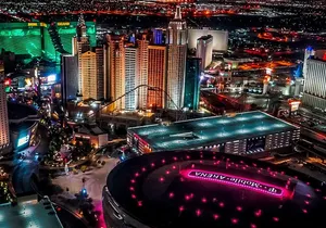 Las Vegas Night Flight by Helicopter with Neon Museum Admission