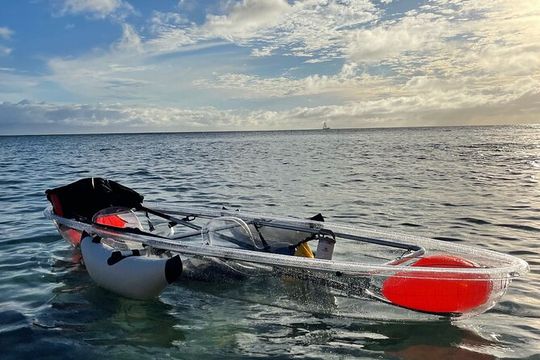Clear Bottom Glassy Kayak Rental | MAUI | Safe and Stable Kayaks