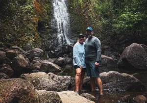 Waterfall Hike in Hawai'i Rainforest Trail