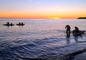 Sunset/Glow Clear Kayak Tour in Olowalu
