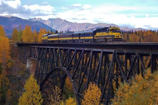 Alaska Railroad Hurricane Turn RoundTrip Talkeetna - Hurricane Flagstop Same Day