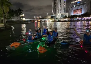 L.E.D. Light Kayak Miami City Lights