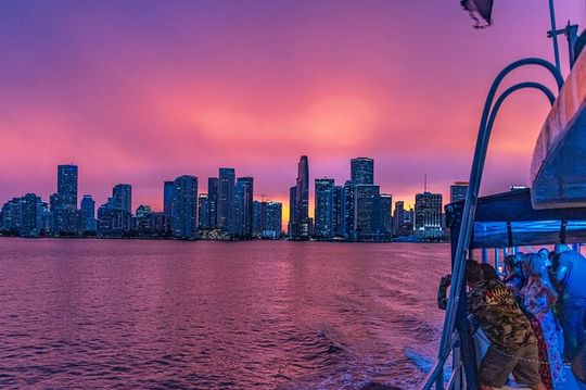 Miami Sunset and City Lights Cocktail Cruise