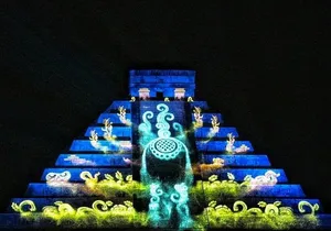 The Best NIGHT SHOW on CHICHEN ITZA. With Lunch Transportation Cenote Valladolid