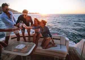 Cabo Arch Sunset Yacht Tour - Dinner & Drinks — Up to 18 Guests