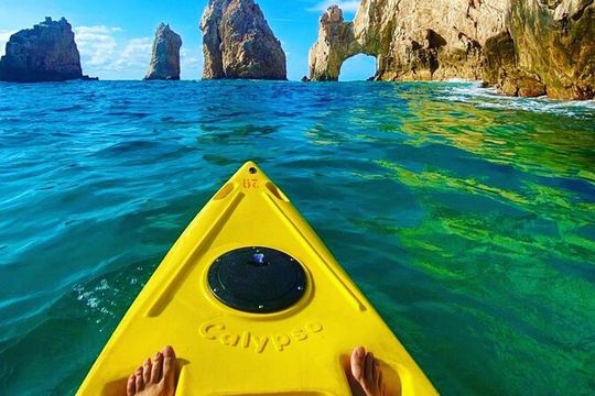 Private Los Cabos Arch and Playa del Amor Tour by Glass Bottom Kayak