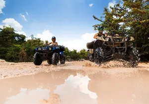 ATV, Ziplining & Cenote Tour, Transportation & Tequila Tasting