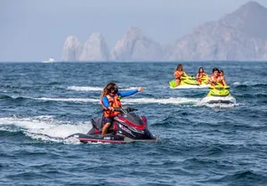 Double Jet Ski and Boat Ride in The Sea of Cortez Guided Tour