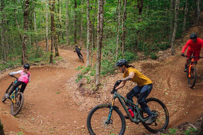 Fun Mountain Bike riding on trails in Maui Hawaii!