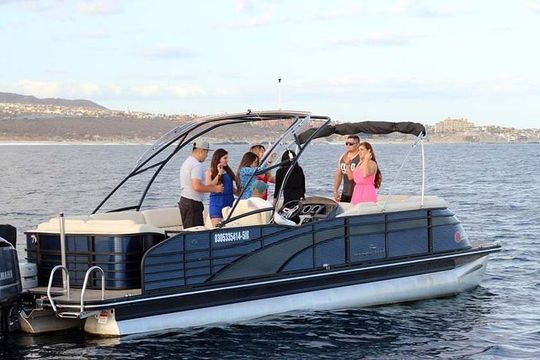 Private Luxury Pontoon Boat, Snorkel, Arch, Sunset & byond