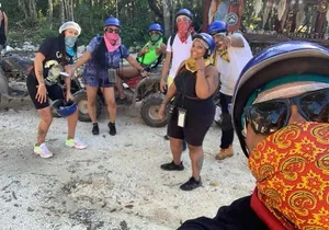 Tulum Adventure (archeological zone-Atv-ziplines-cenote-lunch-drinks-rappel)